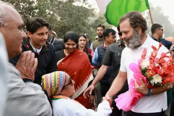ராகுல் காந்தியின் பாத யாத்திரையில் கனிமொழி பங்கேற்பு