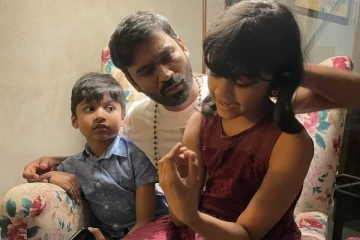 அண்ணன் குழந்தைகளுடன் நடிகர் தனுஷ் - வைரலாகும் புகைப்படம்