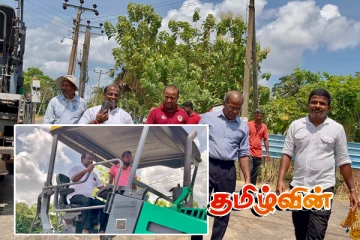 வவுனியா பூந்தோட்டம் - பெரியார்குளம் வீதி புனரமைப்பு ஆரம்பம்