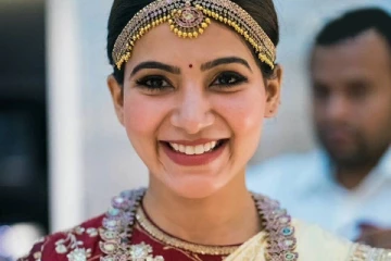 திருமண கோலத்தில் அச்சு அசல் சமந்தா போலவே இருக்கும் பெண்.. அசரவைத்த புகைப்படம்