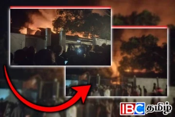 பற்றி எரிந்த பிரபல குடை உற்பத்தித் தொழிற்சாலை