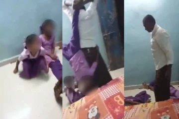 குழந்தைகளை கொடூரமாக தாக்கிய குடிகார தந்தை - பதை பதைக்கும் வீடியோ