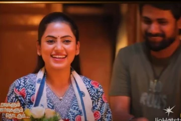சர்ப்ரைஸாக கொடுத்து நிலாவை திக்குமுக்காட வைத்த சோழன், அழகான தருணங்கள்... அய்யனார் துணை எபிசோட்