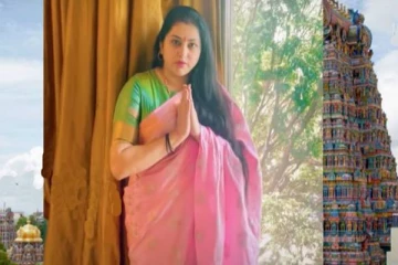 மதுரை மீனாட்சி அம்மன் கோயிலில் நடிகை நமீதாவிற்கு நடந்த சம்பவம்!