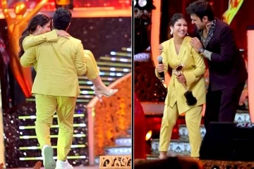 ரீல் கணவர் - ரியல் கணவர் என மேடையில் குஷியாகிய ஆல்யா! சம்பவம் செய்த சஞ்சிவ்