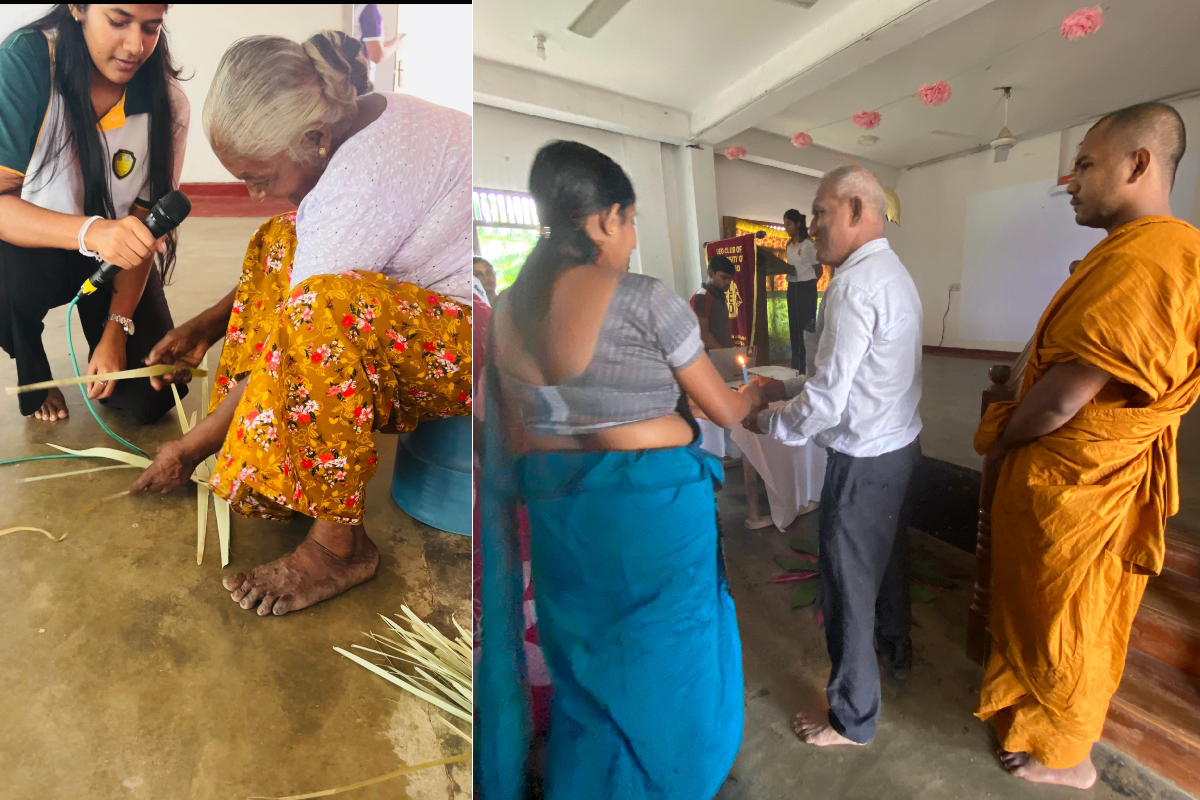 පරම්පරා එක් කළ දායාදය - නෙළුම් වැඩිහිටි සමිතියේ සොඳුරු මොහොතක් | University Leo Club Empowers Elders Program