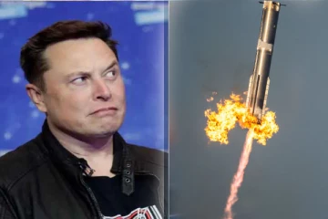 வெடித்து சிதறிய எலான் மஸ்க்கின் விண்கலம்