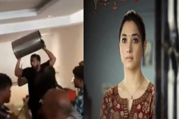 பத்திரிக்கையாளர்களை தாக்கினார்களா தமன்னாவின் பாதுகாவலர்கள்? : வைரலாகும் புகைப்படம்