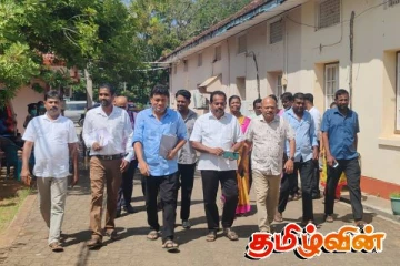 வவுனியாவில் வேட்புமனு தாக்கல் செய்த ஜனநாயக தமிழ்த்தேசிய கூட்டணி