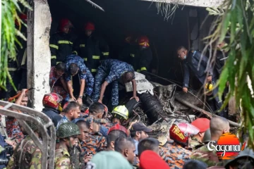 දෙයියනේ පාසලට කඩා වැටුණු ගුවන් යානය නිසා ළමයි 16 ක් ඇතුළු 19 දෙනෙක් මරු කටට, 100ට තුවාල[PHOTOS]