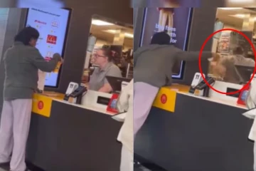 கொதிக்கும் காபியை McDonald's கடை ஊழியர் மீது வீசிய பெண்! சிசிடிவி காட்சியால் கொந்தளிப்பு