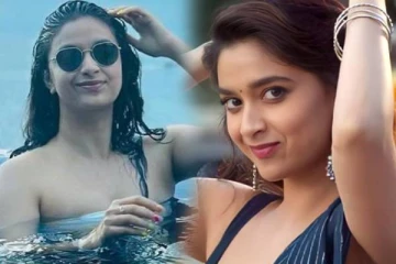 திருமணமாகாமல் ஆண்ட்டி போஸ்!! முகம் மாறி அடையாளம் தெரியாமல் போன நடிகை கீர்த்தி சுரேஷ்...