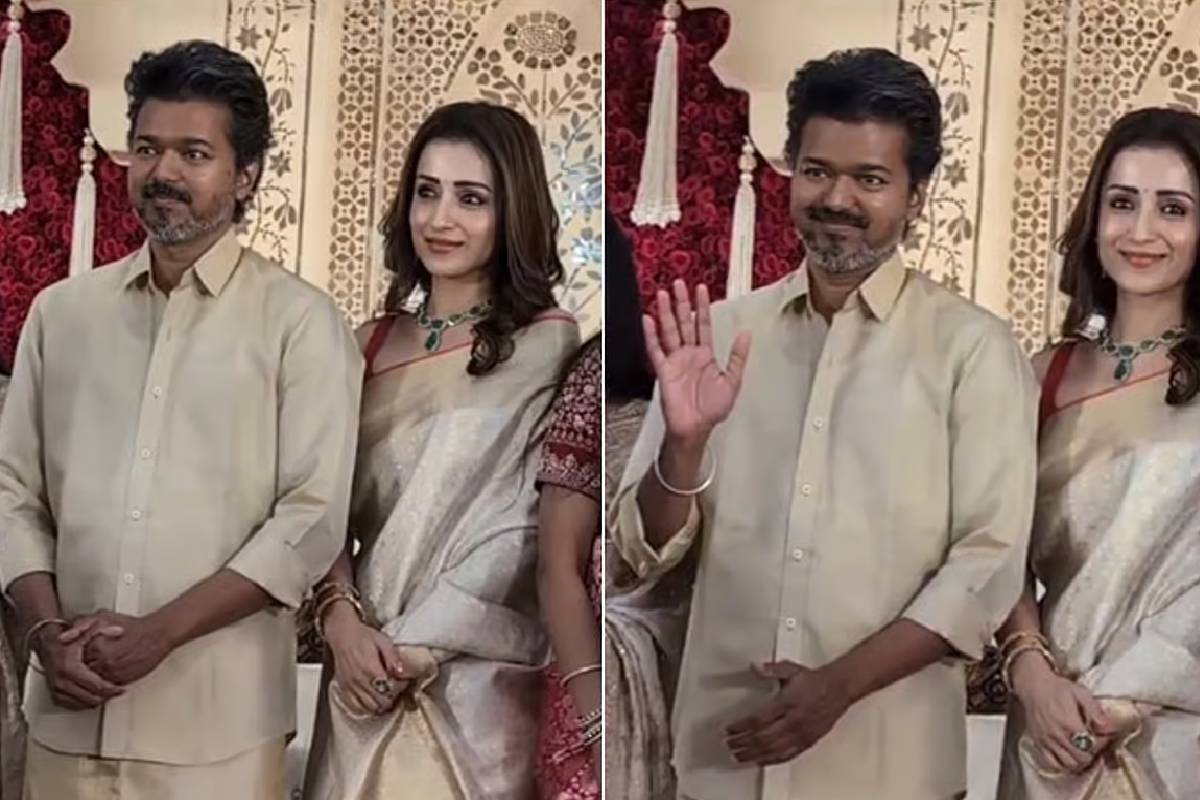 விஜய் வீட்டுக்கே அதிரடியாக சென்ற த்ரிஷா! படு வைரலாகும் வீடியோ | Trisha Was Spotted Arriving At Vijay S House Video