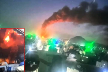 ஏமன் மின் நிலையத்தின் மீது இஸ்ரேல் ஏவுகணை தாக்குதல்