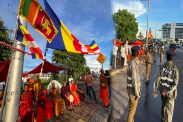 ஜனாதிபதி செயலகத்திற்கு முன்பாக தொடரும் போராட்டம்! குவிக்கப்பட்டுள்ள பொலிஸார்