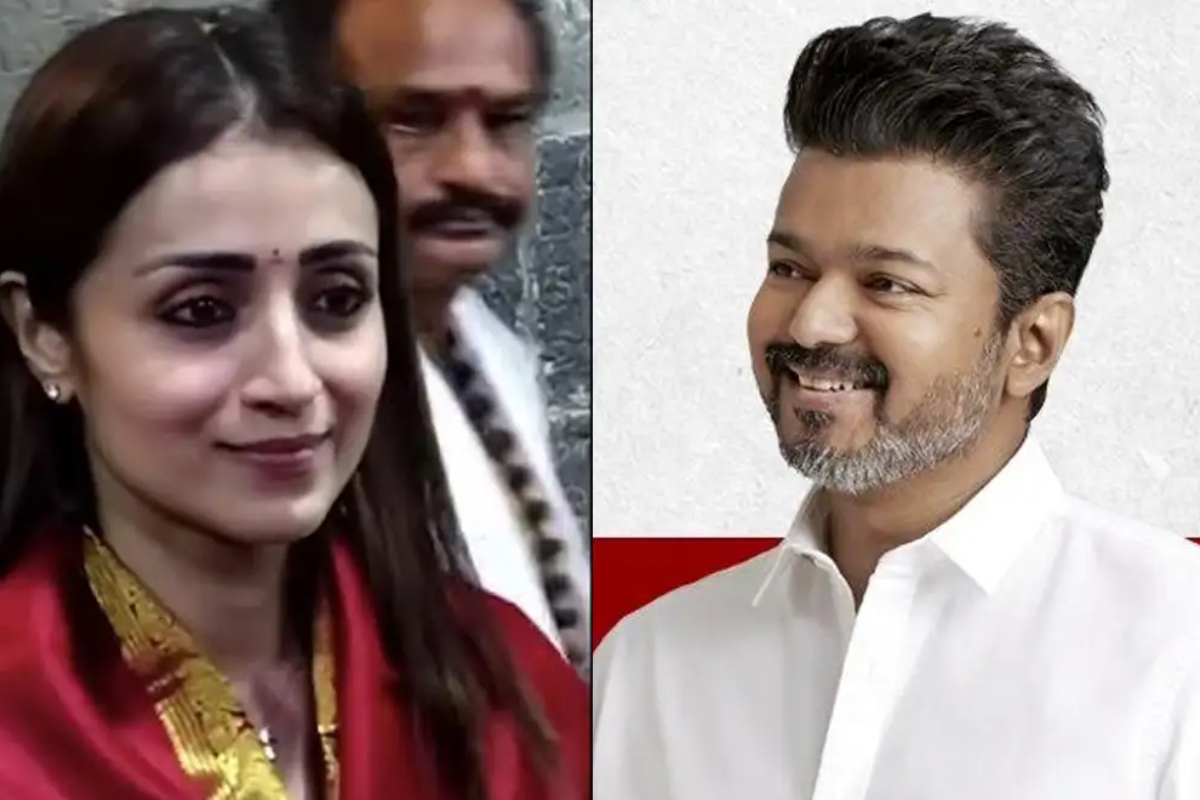 அதிரடி திருப்பங்களுடன் தேர்தல் களம் - தவெக சார்பாக நடிகை த்ரிஷா போட்டி | Trisha Visits Vijay S Home As Tvk On Way To Tn