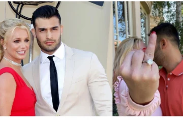 விரைவில் மூன்றாவது திருமணம்! காதலரோடு நிச்சயதார்த்தம் முடித்த பிரபல பாப் பாடகி.. வெளியான புகைப்படங்கள்