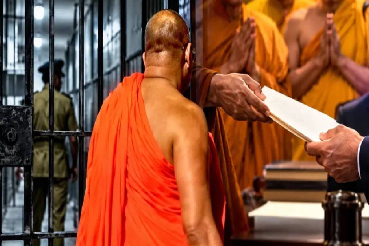 10 நாட்களுக்குள் முடிவு..! சிறையிலுள்ள பௌத்த தேரர்களின் காவியுடை விவகாரத்தில் அரசின் அதிரடி வர்த்தமானி | Tension At Viharamahadevi Park In Colombo 10 நாட்களுக்குள் முடிவு..! சிறையிலுள்ள பௌத்த தேரர்களின் காவியுடை விவகாரத்தில் அரசின் அதிரடி வர்த்தமானி | Tension At Viharamahadevi Park In Colombo