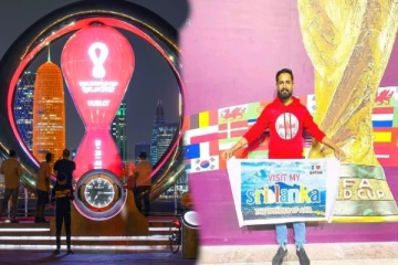 உலகக் காற்பந்து போட்டித் தொடரில் அனைவரதும் கவனம் ஈர்த்த இலங்கை தமிழன்!