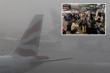 பிரித்தானியாவை மூழ்கடிக்கும் மூடுபனி: முக்கிய 3 விமான நிலையங்களில் விமான சேவை பாதிப்பு