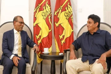 எதிர்க்கட்சி தலைவரை சந்தித்த மாலைத்தீவு முன்னாள் ஜனாதிபதி!