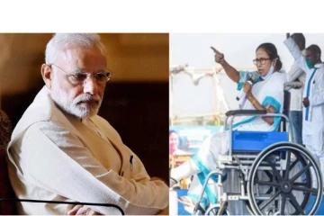 பாஜகவின் கனவை தவிடு போடியாக்கி மம்தா பானர்ஜி! வீல் சேரில் அமர்ந்து கொண்டே பெற்ற ஹாட்ரிக் வெற்றி