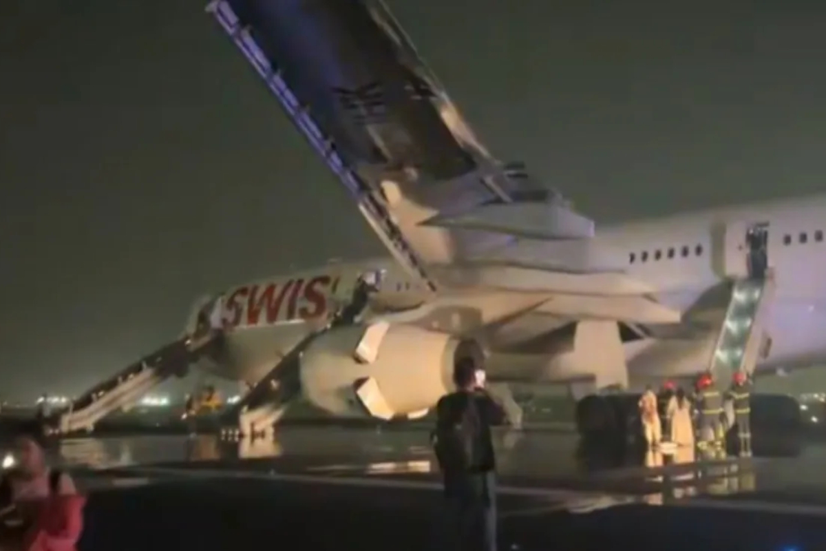 228 பயணிகளுடன் தீப்பிடித்த சுவிஸ் விமானம்! அதிரடியாக செயற்பட்ட விமானிகள் | Swiss Flight Grounded Delhi Due To Engine Failure
