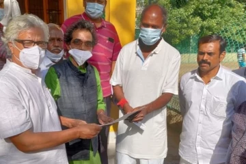 ஈழத் தமிழர்களின் துயரங்களுக்கு நிரந்தர தீர்வுகோரி முதலமைச்சர் ரங்கசாமியுடன் பேச்சு