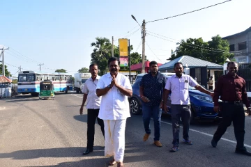 சிறீதரனுக்கு மன்னாரில் மகத்தான வரவேற்பு