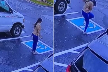 வேலை கிடைத்த சந்தோஷத்தில் கார் பார்ங்கில் இளம்பெண் போட்ட குத்தாட்டம்! சிசிடிவியில் சிக்கிய வைரல் காட்சி!