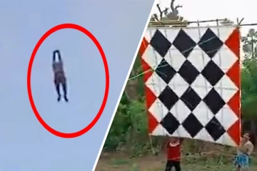யாழில் பட்டத்துடன் இணைந்து பறந்தவரின் திகில் அனுபவம்!  நடந்தது என்ன?