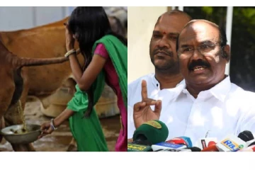 மாட்டு கோமியம் குடிப்பது குறித்த சர்ச்சை - ஒரே வார்த்தையில் ஜெயக்குமார் நச் பதில்!