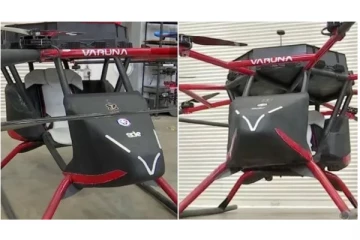 மனிதனை சுமந்து செல்லும் ‘வருணா’ ட்ரோன் விமானத்தின் சோதனை ஓட்டம் - வைரலாகும் வீடியோ