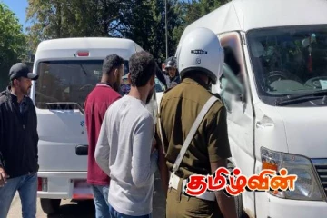 நுவரெலியாவில் வெளிநாட்டு சுற்றுலாப் பயணிகளை ஏற்றிச் சென்ற வேன் விபத்து