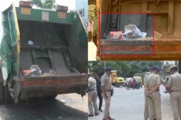 குப்பை லாரியில் கழுத்துடன் கால்கள் கட்டப்பட்டு இளம் பெண்ணின் சடலம்; அதிர்ச்சியை ஏற்படுத்திய சம்பவம்