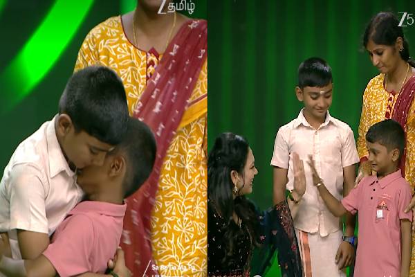 சரிகமப லிட்டில் சாம்ஸ்: மெய்சிலிர்க்கும் குரல்.. அண்ணன் தெரிவனதற்கு பாசத்தில் கண்ணீர் விட்ட தம்பி! | Saregamapa Little Champs Season 5 New Promo சரிகமப லிட்டில் சாம்ஸ்: மெய்சிலிர்க்கும் குரல்.. அண்ணன் தெரிவனதற்கு பாசத்தில் கண்ணீர் விட்ட தம்பி! | Saregamapa Little Champs Season 5 New Promo