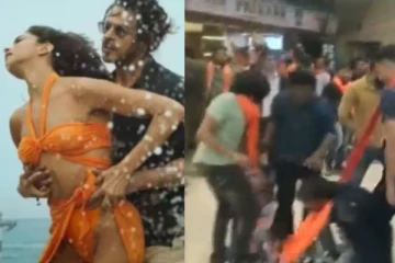 பதான் படத்தின் பேனர்களை அடித்து நொறுக்கிய இந்து அமைப்பினர்கள்..நாளுக்கு நாள் பெருகும் சர்ச்சை