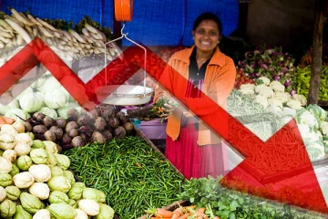 நாட்டின் பணவீக்கம் 35 சதவீதமாகக் குறைந்தது