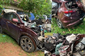 බිහිසුණු අනතුරකින් දිවයිනේ ජනප්‍රිය ටියුෂන් ගුරුවරියක් මිය යයි..(PHOTOS)