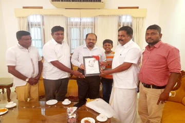 யாழ்ப்பாண இந்திய துணைத்தூதுவரை சந்தித்துள்ள நாடாளுமன்ற உறுப்பினர்கள்