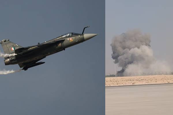 துபாயில் விபத்தில் சிக்கிய இந்தியாவின் தேஜஸ் போர் விமானம் - விமானியின் நிலை என்ன? | Iaf Tejas Fighter Jet Crashes In Dubai Air Show