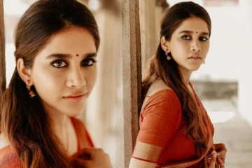 புடவையில் அழகாய் போஸ் கொடுத்த இளம் நடிகை நபா நடேஷ்