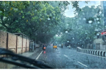 சென்னையில் காலை முதல் பரவலாக கனமழை..!