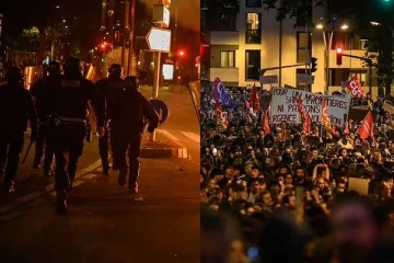 தீவிர வலதுசாரிகளின் ஆதிக்கம்... பிரான்சில் வெடித்த ஆர்ப்பாட்டம்: கண்ணீர் புகை குண்டு வீச்சு