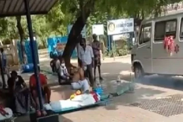 வரிசையாக அடுக்கி வைக்கப்பட்டிருக்கும் பிணங்கள்!  வைரலாகும் வீடியோவின் பின்னணி என்ன?