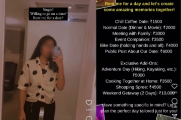 Single'ஆ நீங்க - என் கூட டேட்டிங் வர்றீங்களா? 1500 தான் - பட்டியலிட்டு அலறவிட்ட இன்ஸ்டா டோலி