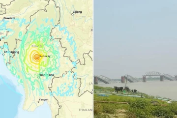 மியான்மரில் 7.7 ரிக்டர் நிலநடுக்கம்: பாங்காக்கில் உணரப்பட்ட நில அதிர்வு: பொதுமக்கள் பீதி!