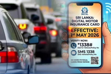 இலங்கையில் மே முதலாம் திகதி முதல் அறிமுகமாகும் டிஜிட்டல் மோட்டார் காப்பீட்டு அட்டை