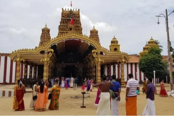 நல்லூர் கந்தன் பெருந் திருவிழாவை முன்னிட்டு பந்தல்கால் நாட்டும் நிகழ்வு