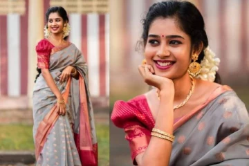 சேலையில் கிறங்க வைத்த இலங்கை பெண் ஜனனி.... ஹீரோயின்களையும் அடித்து தூக்கிய அழகு!